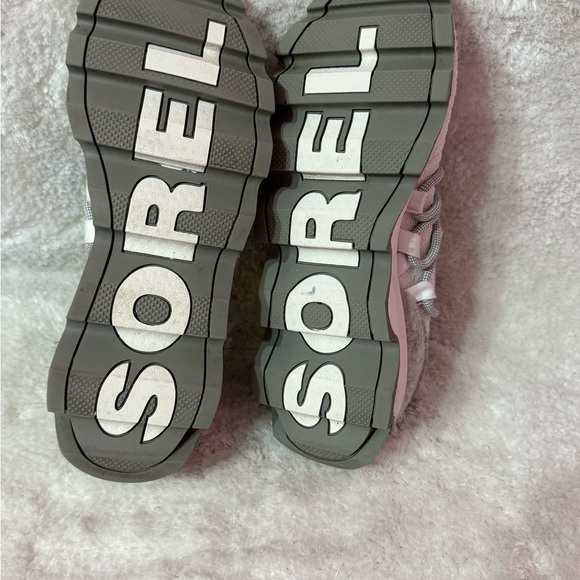SOREL Women's Kinetic Lace Sneaker Size 7.5 White  Athletic Shoe Comfy - Picture 5 of 8